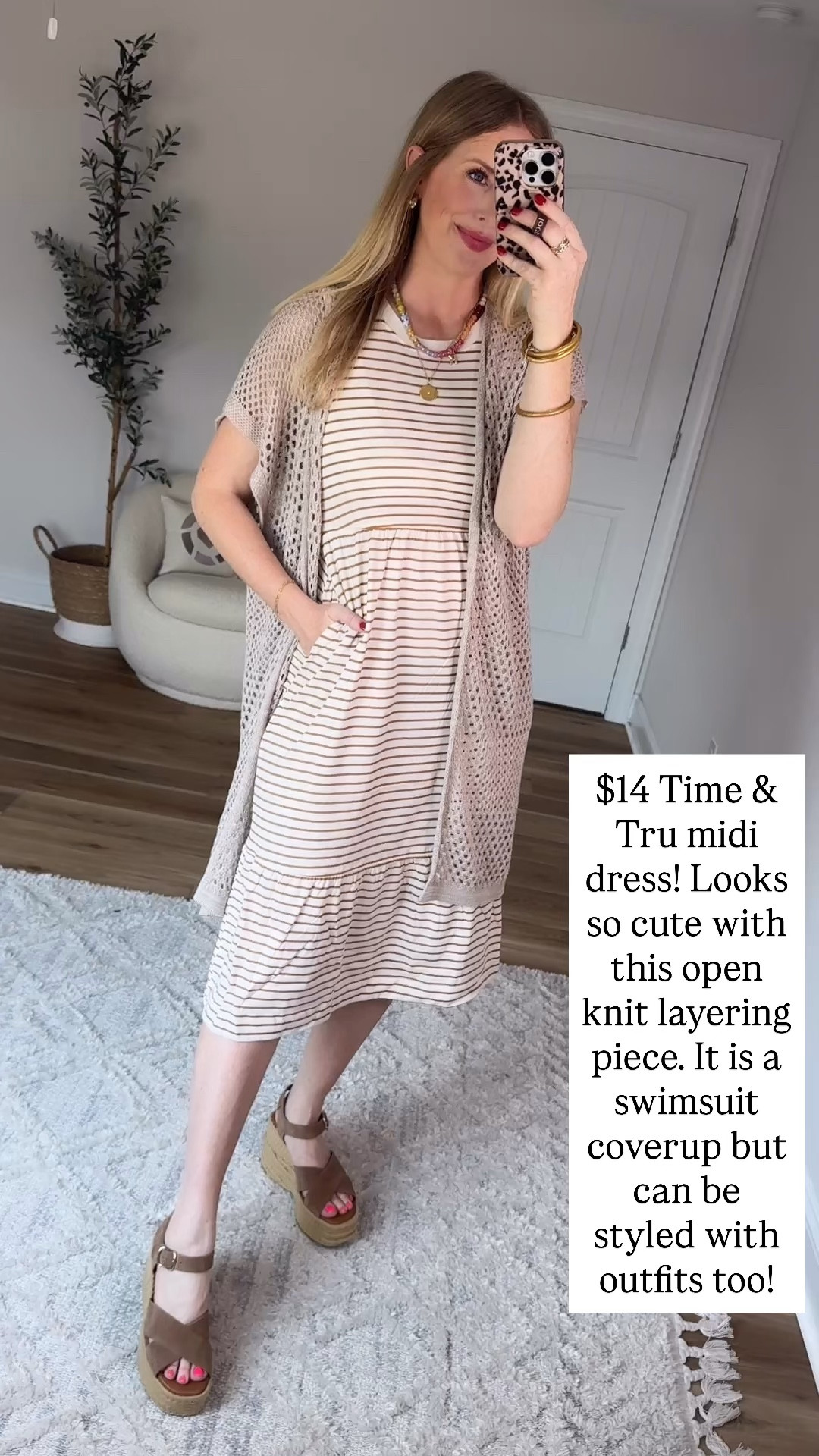 Walmart outfit, midi dress

#LTKootd