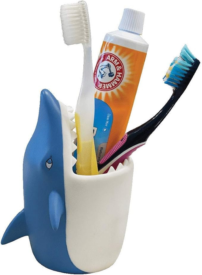 Kids Toothbrush Holder Toothbrush Organizer – Durable Silicone Animal Tooth Brush Holder – Ea... | Amazon (US)