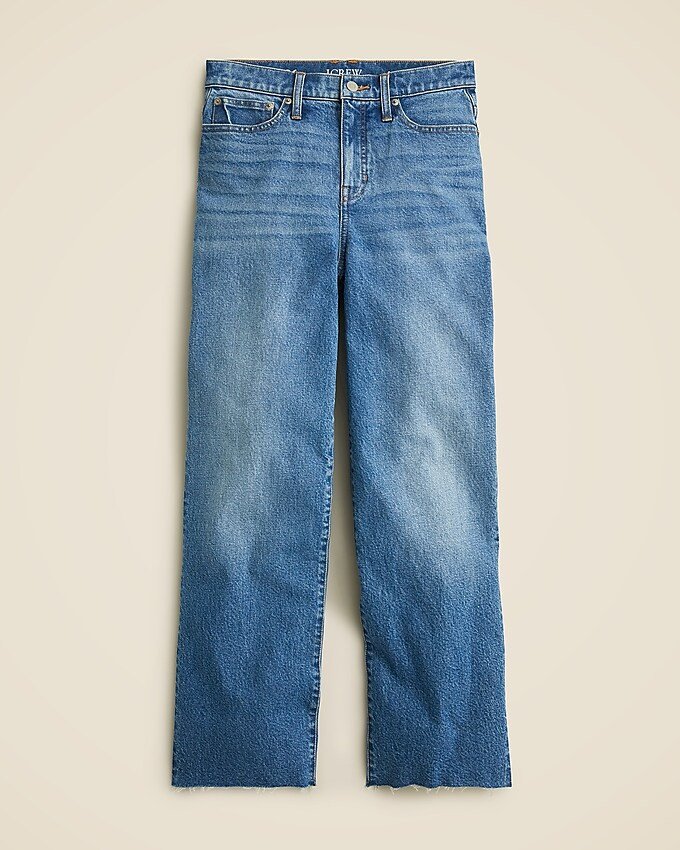 Petite slim wide-leg jean in Lakeshore wash | J. Crew US