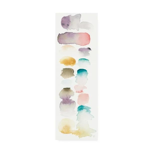 Trademark Fine Art 'Watercolor Swatch Panel I - Lavender' Canvas Art by Elyse DeNeige | Walmart (US)