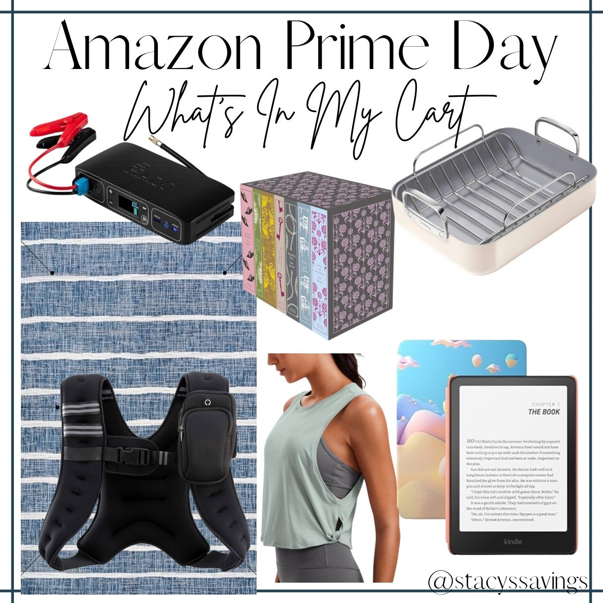 What’s in my Amazon Cart for Prime Day. The Halo Bolt is a must-have for anyone with a car, especially teenagers, kindle kids is always a good deal, Caraway Home non-toxic roaster for the holidays.



#LTKHome #LTKOver40 #LTKSeasonal