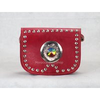 Red Leather Bag, Small Crossbody Purse, Shoulder Bags, Bag Woman, Summer Bag | Etsy (US)