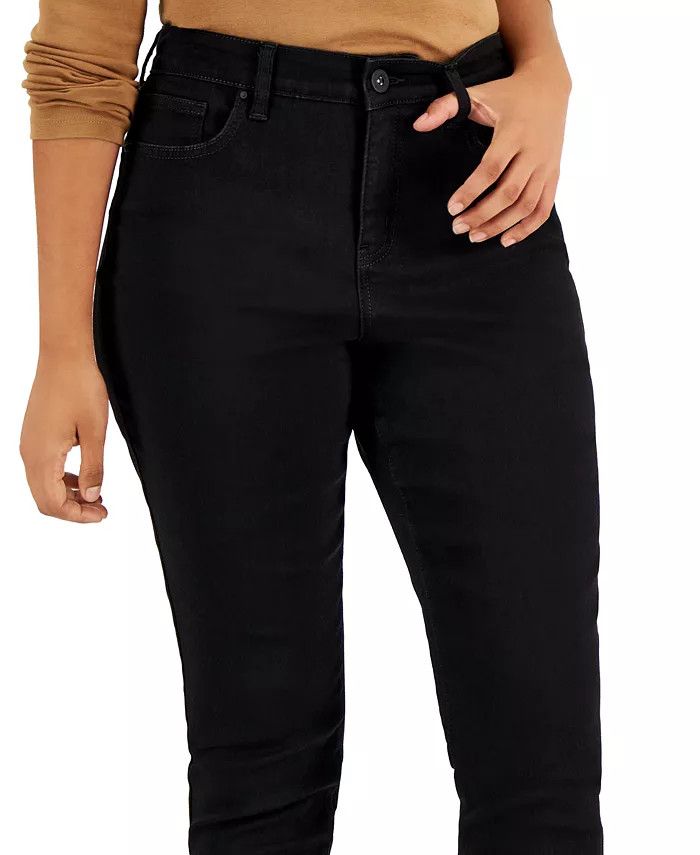 Style & Co Women's Curvy-Fit Mid-Rise Skinny Jeans, Regular, Short and Long Lengths, Created for ... | Macys (US)
