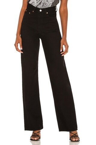 Dr. Denim Echo Straight in Black from Revolve.com | Revolve Clothing (Global)