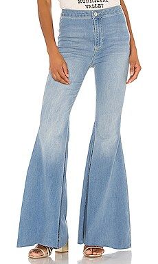 Free People Just Float On Flare Jean in Blue Combo from Revolve.com | Revolve Clothing (Global)