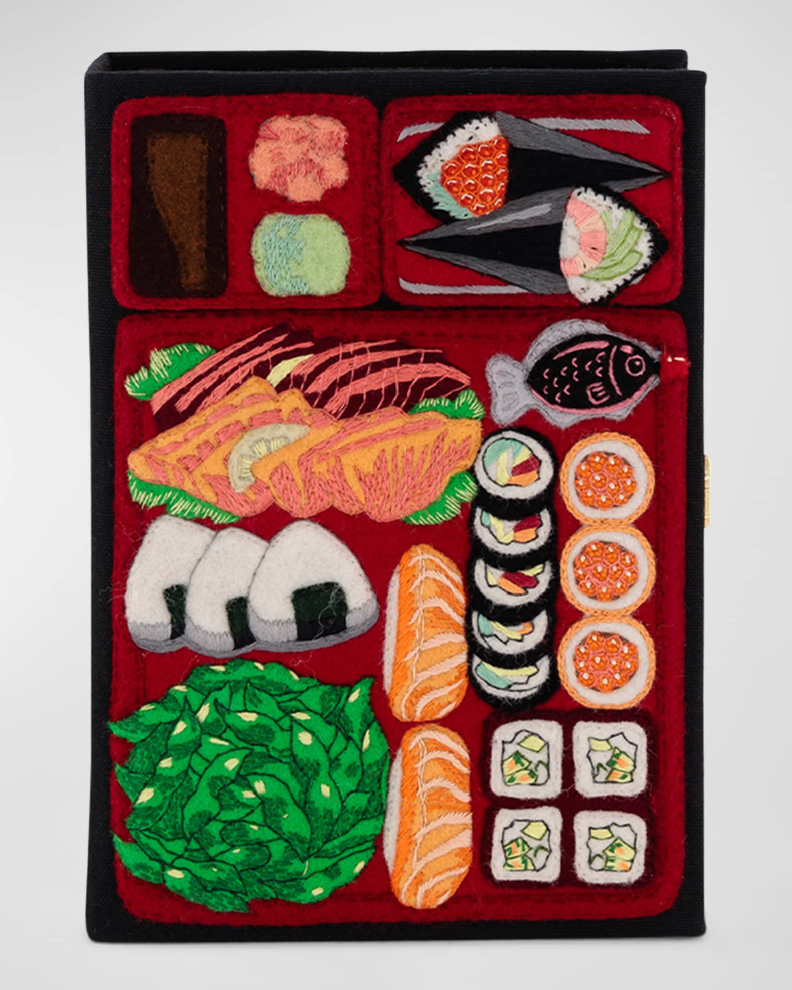 Bento Box Book Clutch Bag | Neiman Marcus