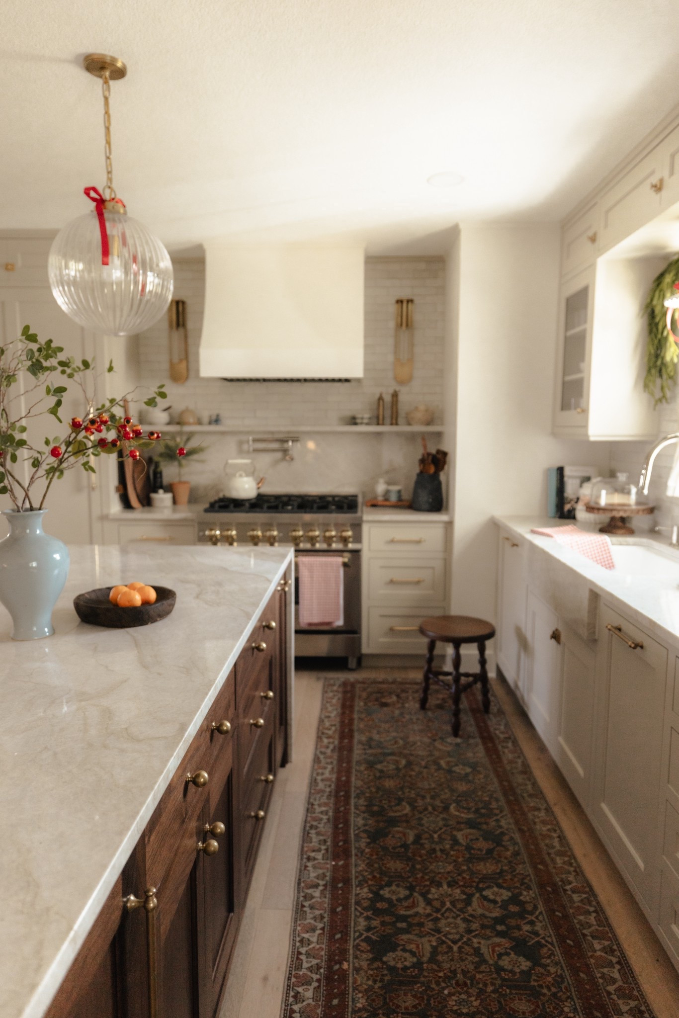 Our cozy kitchen feeling warm & nostalgic in her pretty reds.

#LTKHome #LTKHoliday #LTKSeasonal