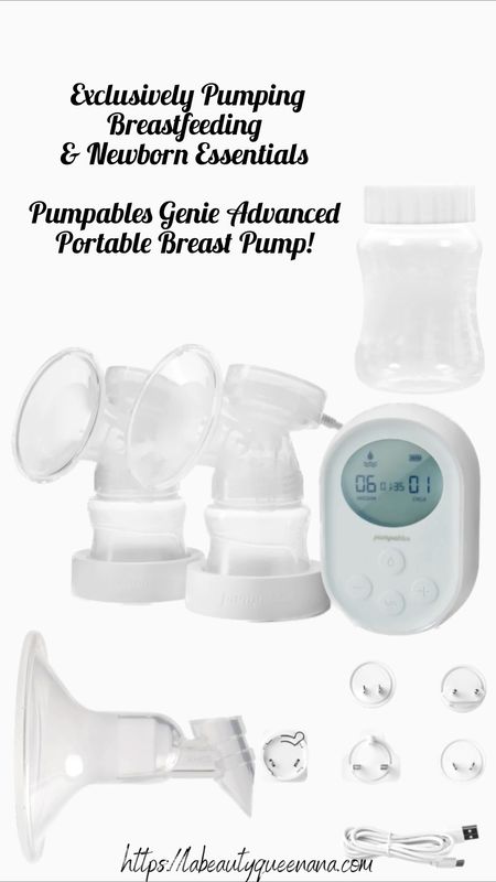 Must have portable pump |compatible with most bottle systems & wearable cups| easy to program with your favorite settings | 3 hour  battery life | Genie Advanced Portable Breast Pump with Liquid Shield Kit | FDA Approved ♡

20 Weeks Postpartum ♡

Unable to link the pumpables genie advance pump. Must purchase pump on brand website. I linked other favorite pumps  below.


Show all products & Read the entire post on my blog. Link in bio! 
https://labeautyqueenana.com

Series : Exclusively Pumping Breastfeeding & Newborn Essentials |🤱🏾👧🏽👧🏽🍼| Intentional Motherhood Essentials & Tips🤱🏾| Exclusively Pumping & Newborn Essentials | Breastfeeding & Bottle Nursing Tips 🍼

I share the essentials & Tips to assist you on your motherhood journey and as a homemaker. 

LaBeautyQueenANAShopBabyEssentials

🤱🏾🇨🇲 Maman of ✌🏾

LaBeautyQueenANAShopBabyEssentials

Xoxo LaBeautyQueenANA ♡

Psalm 23 26 27 35 51 91🇨🇲

🍼
🤱🏾
👧🏽
👧🏽
🤰🏽
👨‍👩‍👧‍👧
🐮🐄🥛💃🏾👩🏽‍🍼

#breastpump #breastpumping #breastpumps #breastfeeding #exclusivepumpingmom #pumpaction #pumpables #epmom #epmommy #epmama #postpartum #4thtrimester #newbornbaby #nursingbaby