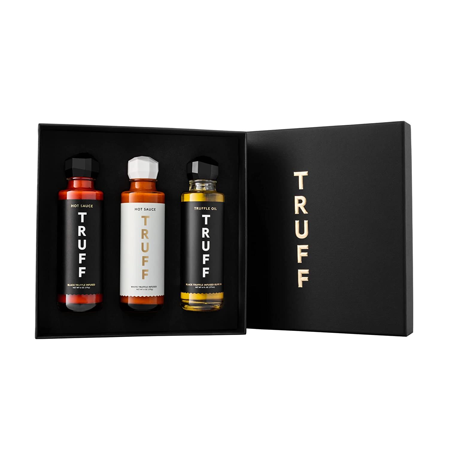 TRUFF Sampler Pack - Gourmet Sauce Set of Original, White Truffle Edition, and Black Truffle Oil,... | Amazon (US)