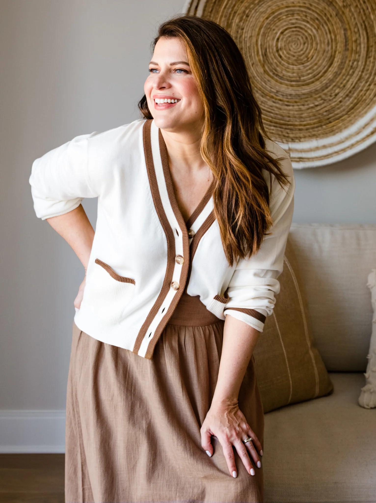Dawn Varsity Cardigan | ABLE Clothing