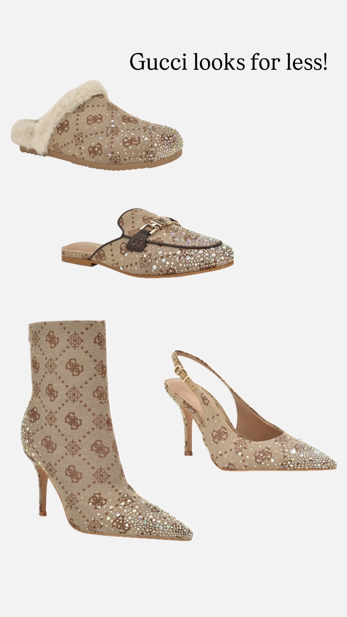 GUCCI looks for less! Crystal embellished collection 
