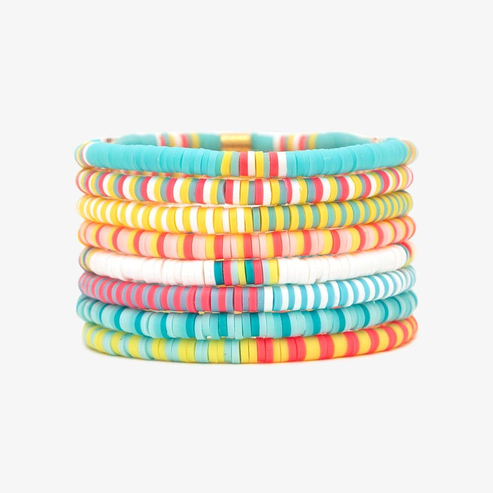 Fortune Beach Stretch Pack Set of 8 | Pura Vida Bracelets