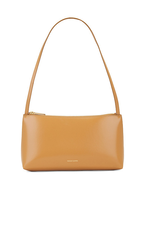 Mansur Gavriel Gaia Shoulder Bag in Tan. | Revolve Clothing (Global)