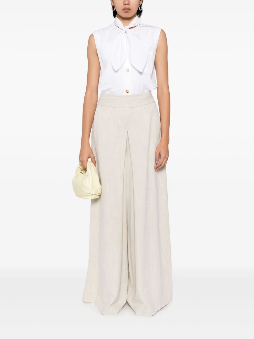 Palmer//Harding Origin Palazzo Trousers - Farfetch | Farfetch Global