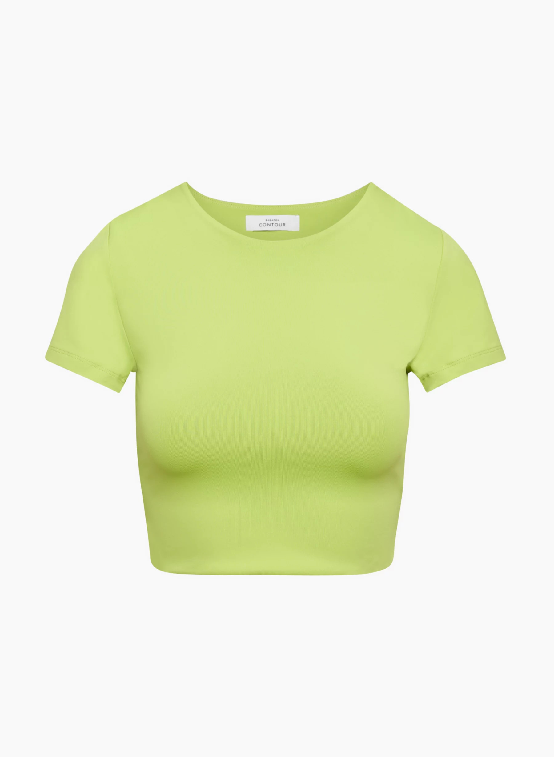 CONTOUR CREW CROPPED T-SHIRT | Aritzia