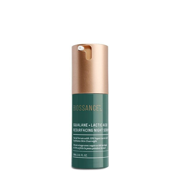 Squalane + Lactic Acid Resurfacing Night Serum | Biossance (BR)