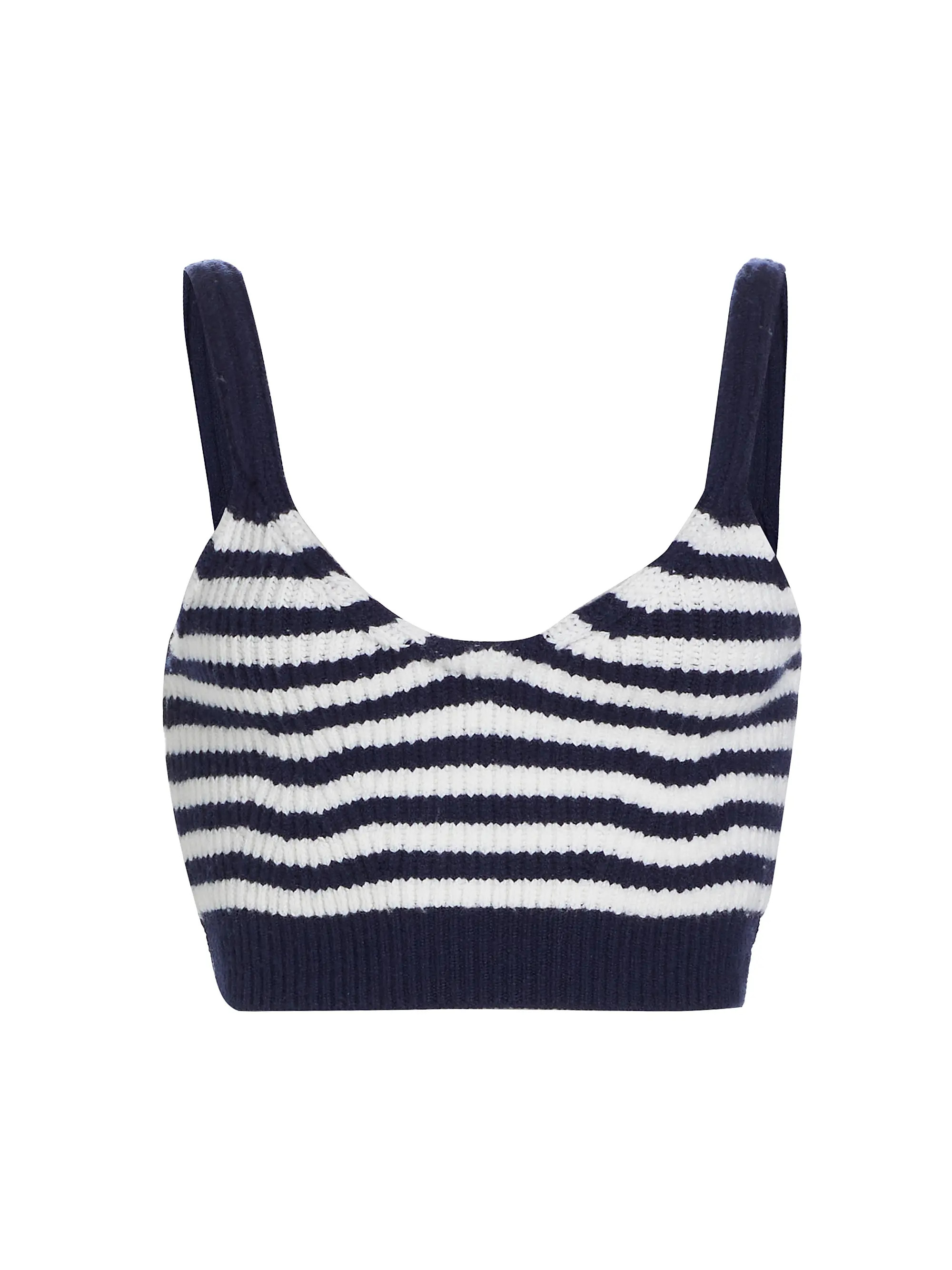 SIMKHAIBraylee Wool-Cashmere Striped Tank | Saks Fifth Avenue