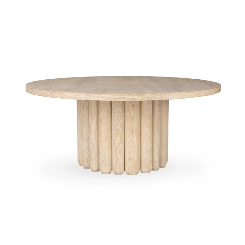 Tiber 70" Round Wood Dining Table | Wayfair North America