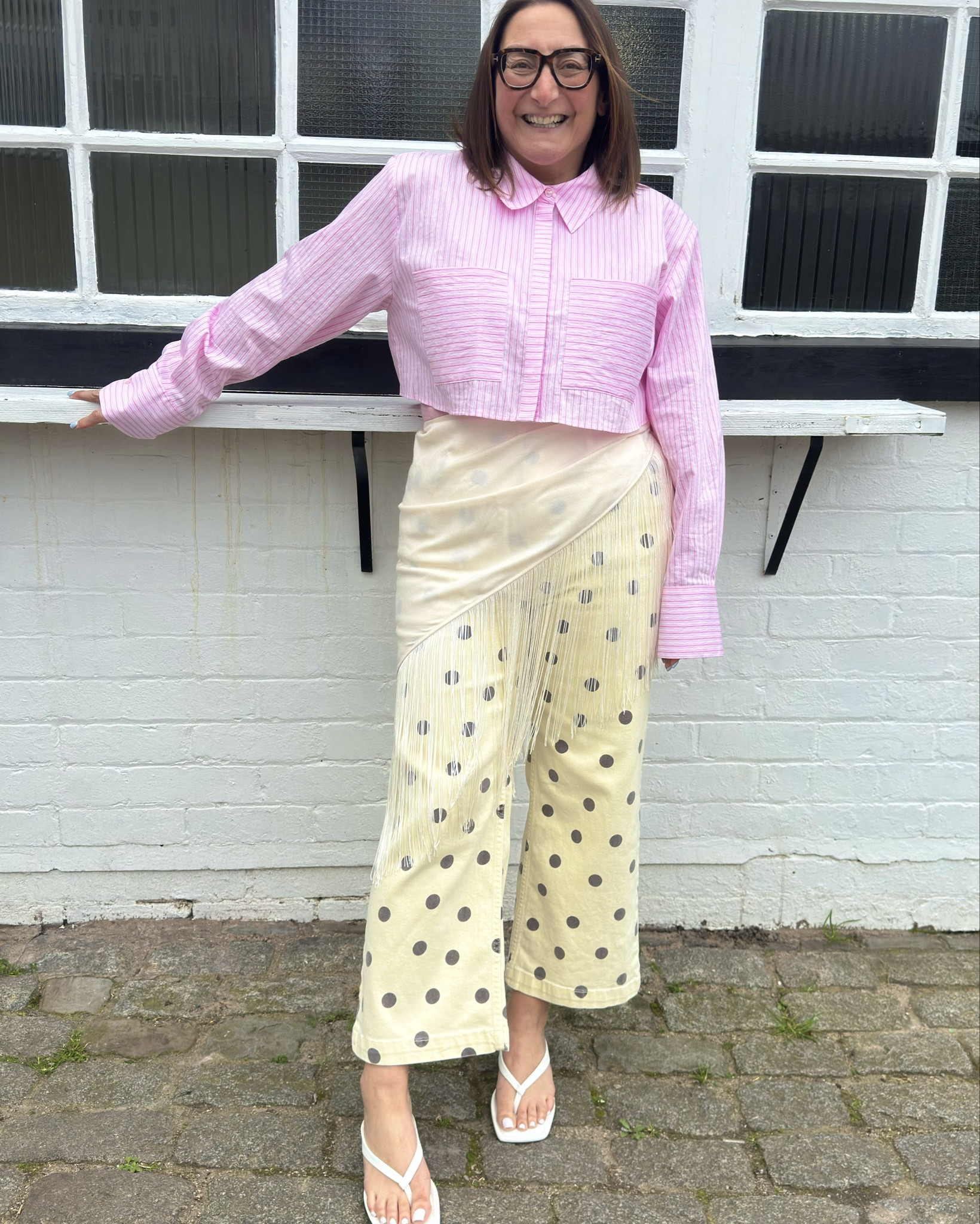 Spots and stripes

Spots are a huge trend this season, and I’ve heard confusion from people as to how to style them

Well, if you’re like me, and you’re not afraid to stand out then, you can add stripes to the mix or different textures, like fringing or lace to a big spot

If your style is more subdued and you don’t really like to make an entrance, then look for a smaller, finer spot that doesn’t stand out as much and keep your look more tonal - so colours that blend rather than clash

Let me know what you’d like me to cover on my grid as we enter the new season! Put your requests in the comments if you have any!

Polka dot jeans outfit
Fringe scarf
Spots and stripes outfit
Spring trends
Butter yellow outfit
Yellow and pink outfit
Flip flops
SS26 outfit inspo
Pastel colour outfit 
Personal and celebrity stylist
Manchester London UK Zurich Dubai Cheshire
Wardrobe concierge


#LTKuk #LTKstyletip #LTKspring