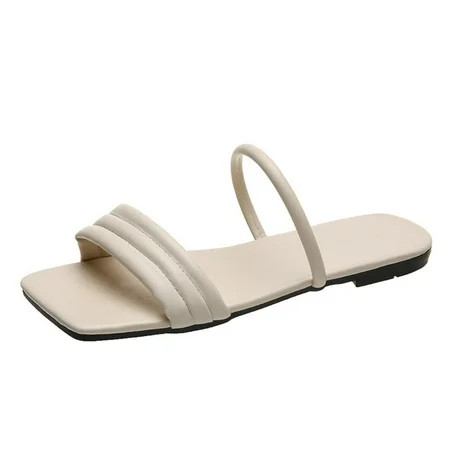 Fashion Women s Casual Shoes Breathable Outdoor Leisure Roman Diamond Sandals Pu Beige sandals for W | Walmart (US)