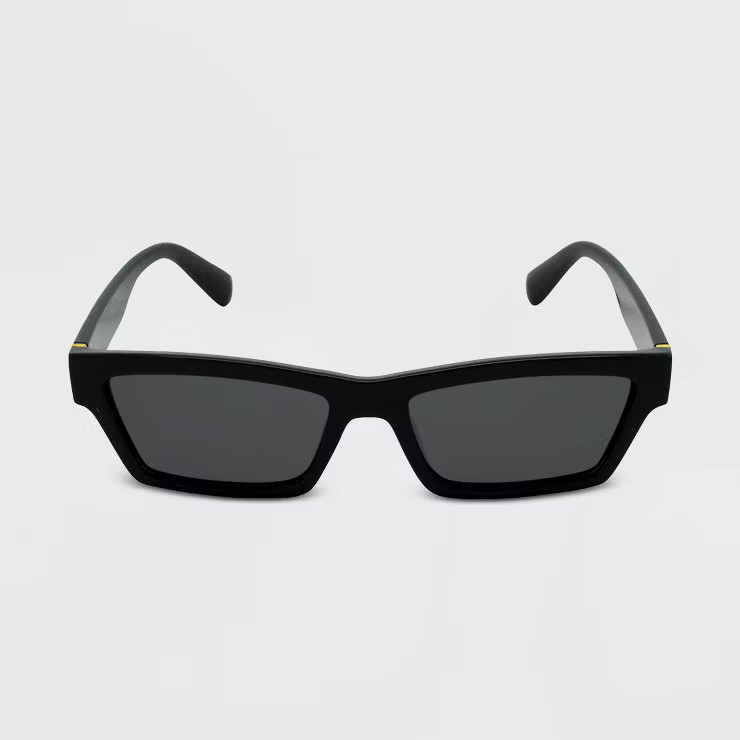 Women's Rectangle Sunglasses - Wild Fable™ Black | Target