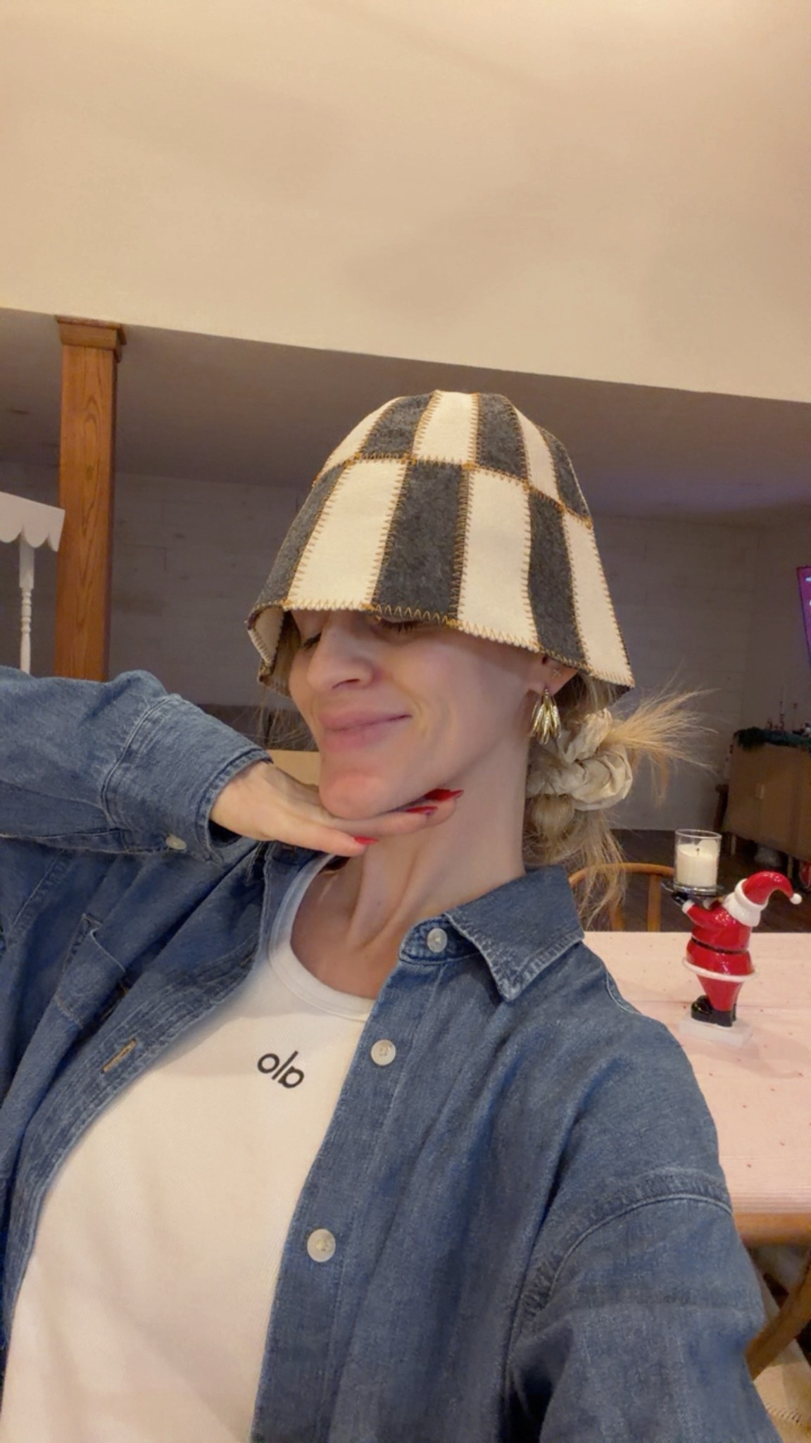 My new sauna hat 😂 protects your hair from the heat and breaking - also keeps your head from getting too hot in the sauna! 

#LTKmorningroutine #LTKfitnessgoals #LTKdayinmylife