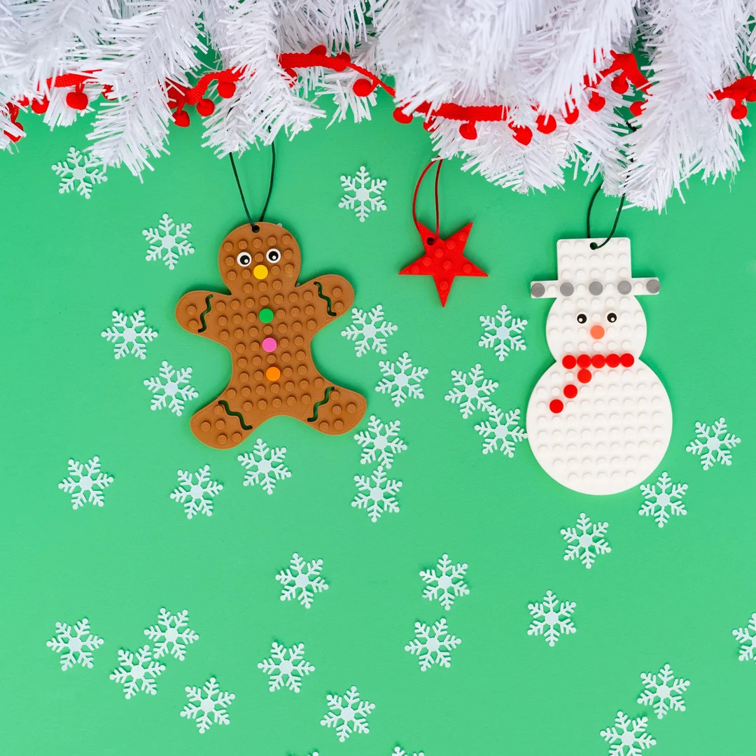 Tiny Brick Star Ornament Kids Christmas Tree Decor Cute Kids Gift - Etsy | Etsy (US)