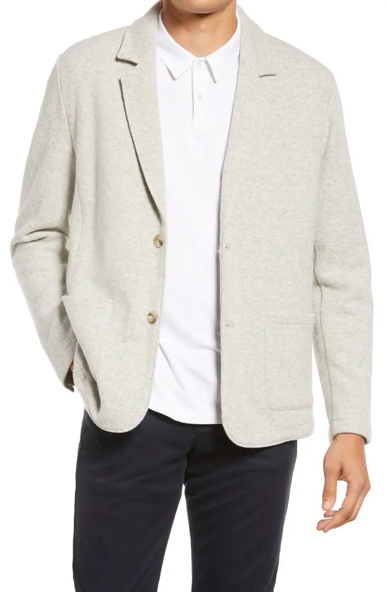 Wool Blend Fleece Blazer | Nordstrom