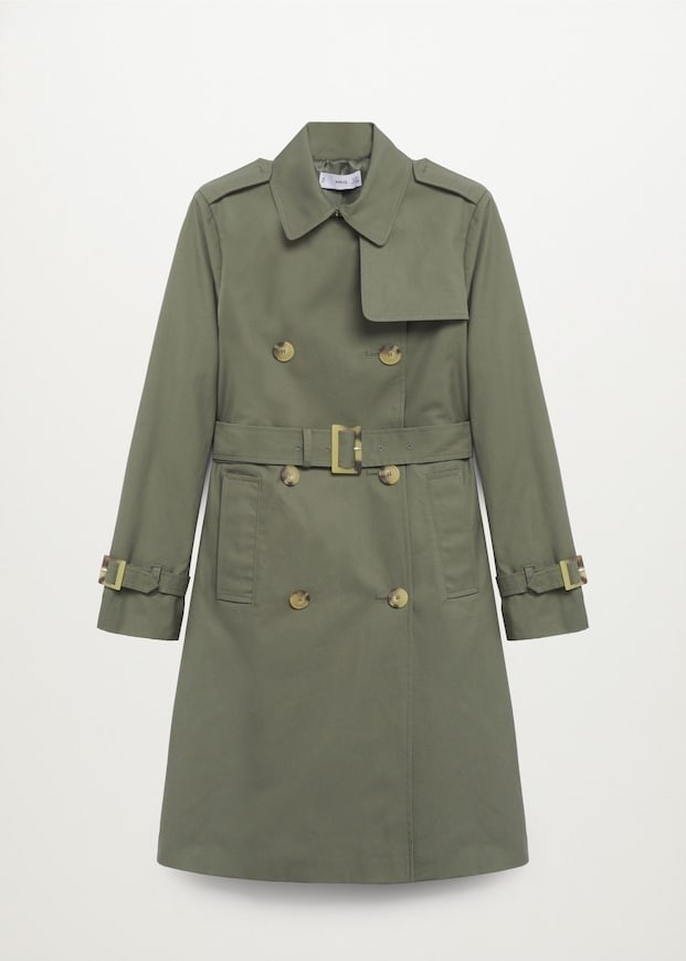 Classic cotton trench coat | MANGO (US)