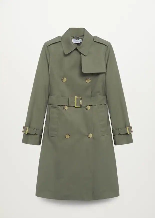 Classic cotton trench coat | MANGO (US)