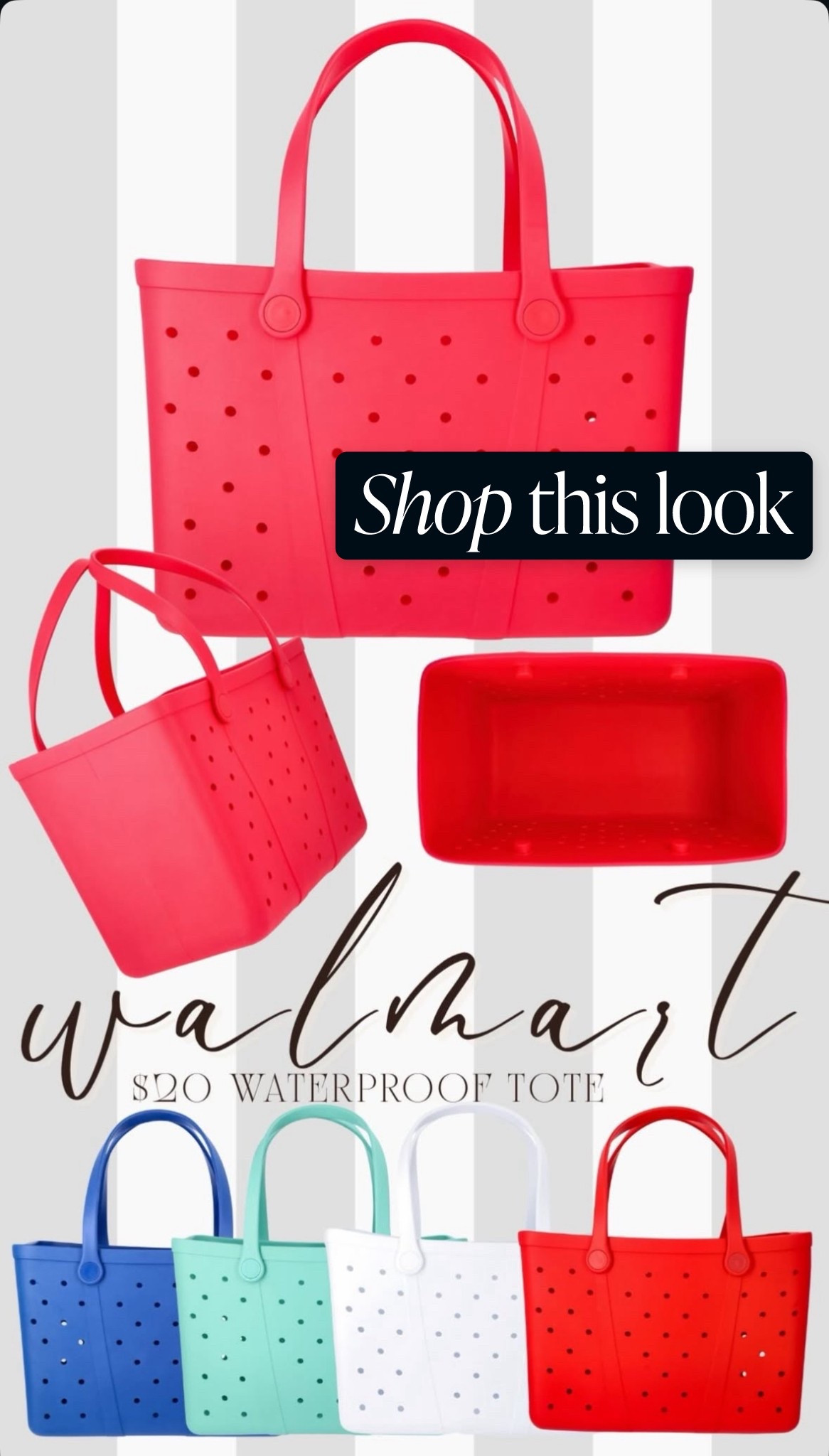 Beach bag. Beach tote. Bogg bag dupe. Bogg bag look alike. Summer bag. Summer beach tote. Walmart summer tote. Walmart summer bag. 

#LTKFindsUnder50 #LTKTravel #LTKSeasonal