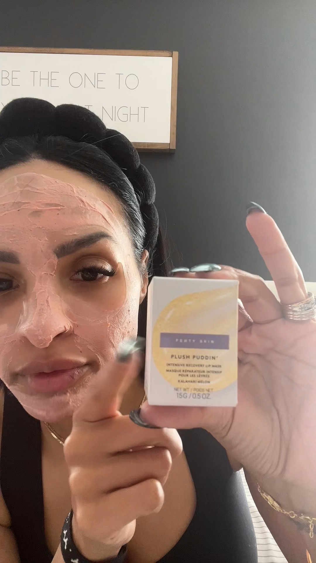 RiRi has my attention with this lip mask! Anything that’s long lasting and super moisturizing is my entire jam. It has a nice light melon scent and gives a slight golden shimmer when the sun hits your lips just right! It reminds me of summertime ☀️🍈

Fenty skin, fenty, lip mask, plush puddin, lip gloss, lips, lip products, moisture 

#LTKVideo #LTKfindsunder50 #LTKbeauty