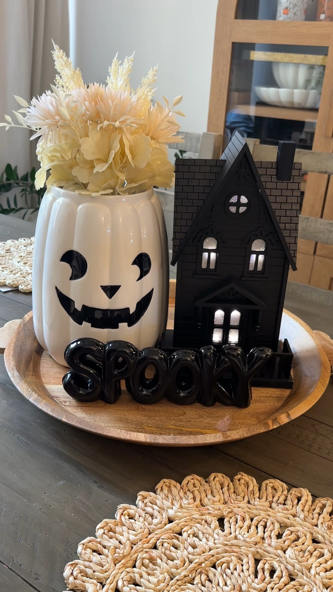 🦇Spooky Halloween Centerpiece - Had fun putting these pieces together👻 AtHome Target

#LTKSeasonal #LTKVideo #LTKHome
