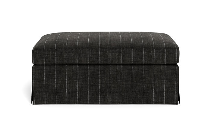 Sloan Slipcovered Ottoman | Interior Define
