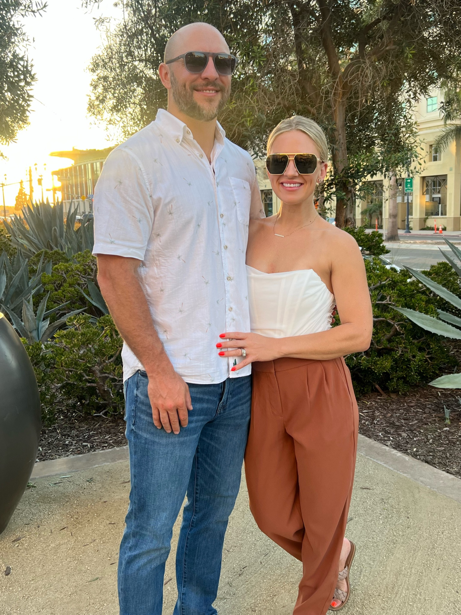 Outfit deets 🤍

Casual chic / California / vacation / corset / trousers / bottega dupes 

#LTKworkwear #LTKstyletip #LTKFind