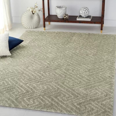 Geo Shag Geometric Design Area Rug, 5' x 8', Assorted Colors | Sam's Club