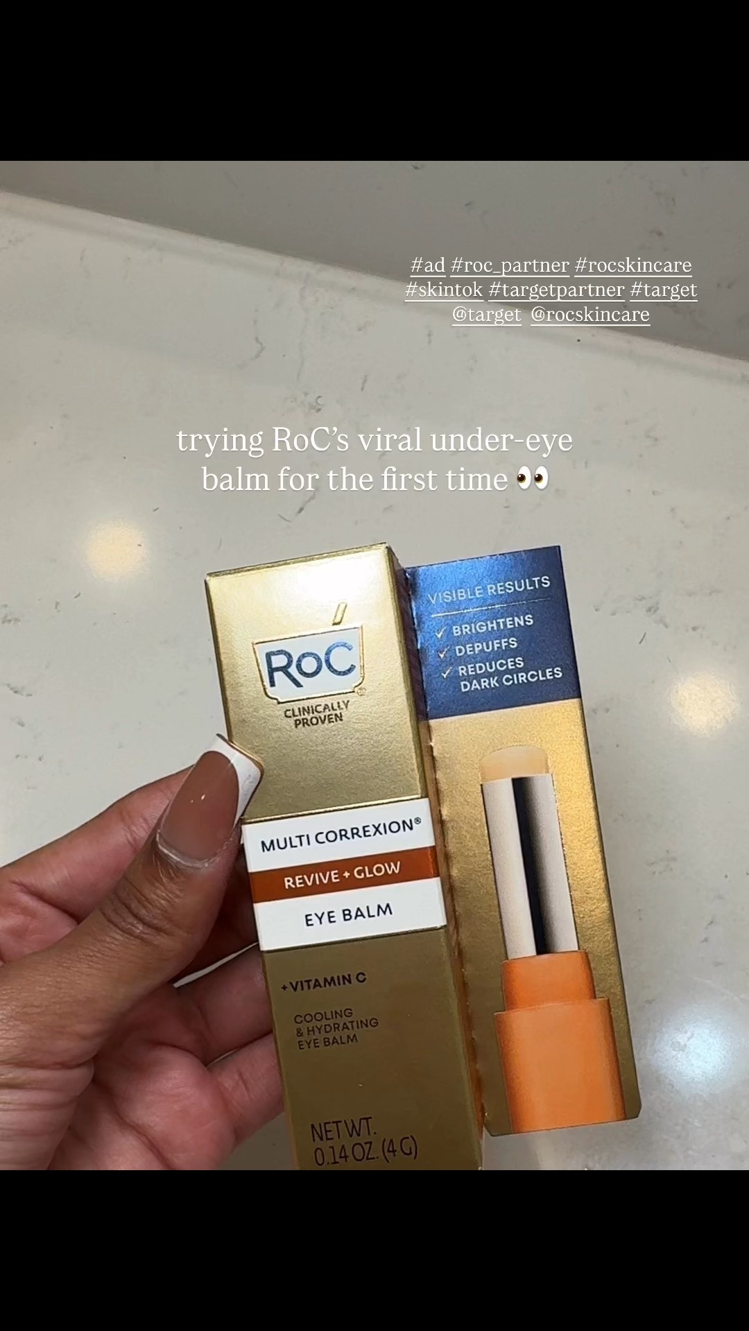 @rocskincare ’s eye balm said: bright, hydrated, & smooth in 10 mins 👀✨

@target @shop.LTK #liketkit https://liketk.it/5fvI3

@targetstyle

#roc_partner #rocskincare #targetpartner #skintok #ad #target #loveartesia #houstoninfluencer
#htxinfluencer #houstoncreator

#LTKFindsUnder50 #LTKStyleTip #LTKBeauty