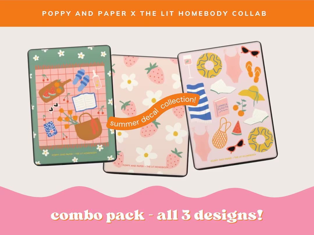 Combo Summer Pack by PoppyxPaper | DIGITAL DOWNLOAD | To Print at DecalGirl.com, not at home | NO... | Etsy (US)