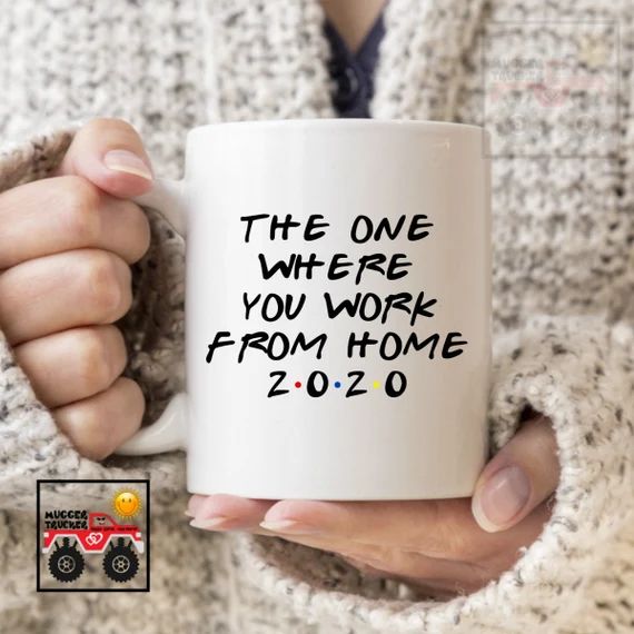 Work From Home Mug Gift for Coworker Gift for BFF Working At Home Mugs For Him For Her | Etsy (US)