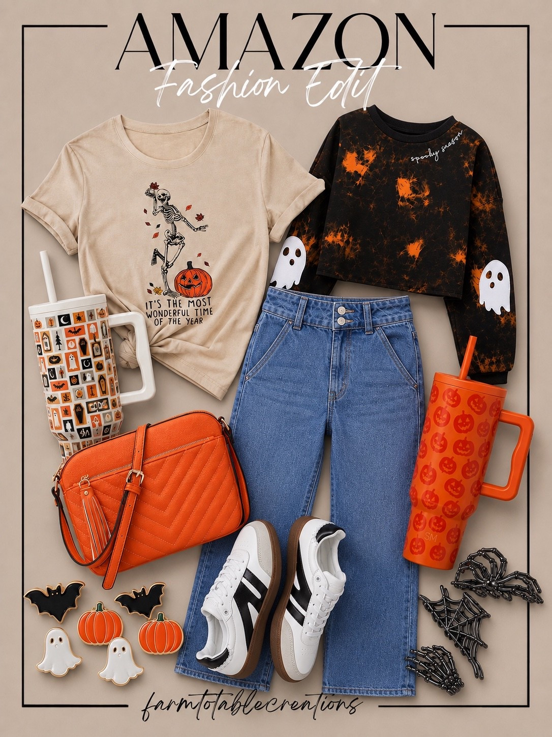 Amazon Halloween Fashion Edit 🎃🧡

Halloween style just got a whole lot cuter! From festive graphic sweatshirts and trendy denim to cozy sneakers, spooky accessories, and the perfect pumpkin tumbler, this Amazon fashion edit has everything you need to celebrate the season in style without breaking the bank.

Follow @farmtotablecreations on Instagram for more affordable fashion finds, seasonal favorites, and the best Amazon deals you won’t want to miss.

#LTKFashion #LTKFinds #AmazonFashion #AmazonFinds #HalloweenStyle #FallFashion #SpookySeason #PumpkinSeason #CasualStyle #AffordableFashion #GraphicTees #AmazonMustHaves #FallOutfitInspo #FashionEdit #FarmToTableCreations

#LTKSaleAlert #LTKSeasonal #LTKOver40