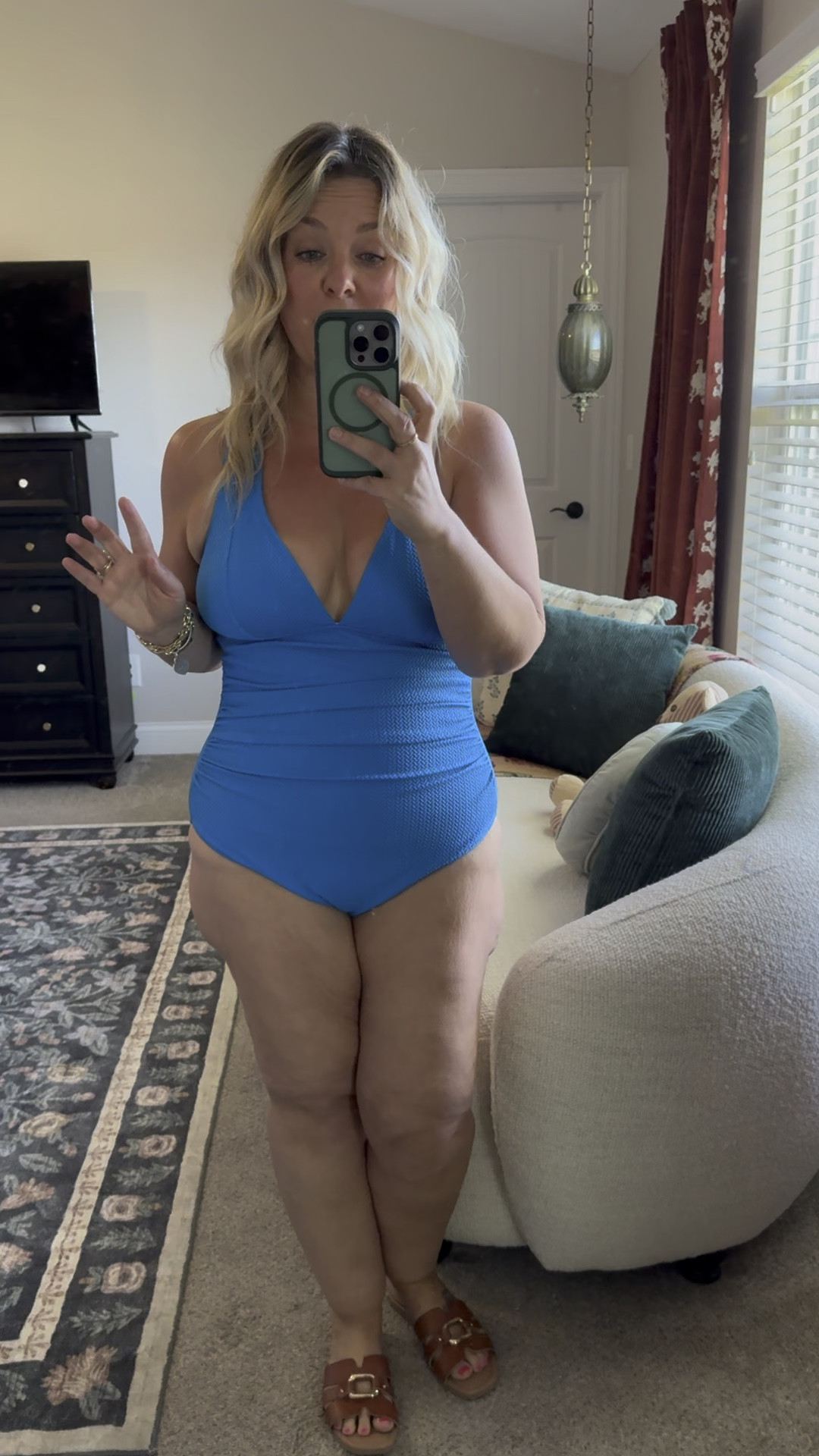 my gosh this Cupshe suit is so supportive up top (even on my saggy DDs 🤣) & has great booty coverage! Linked all my fav Cupshe finds too! Wearing an XL in this one  @Cupshe

#LTKPetite #LTKOver40 #LTKMidsize