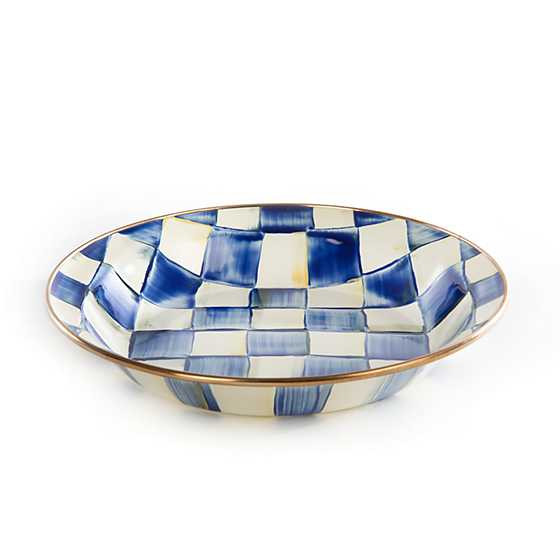 MacKenzie-Childs | Royal Check Enamel Pie Plate | MacKenzie-Childs