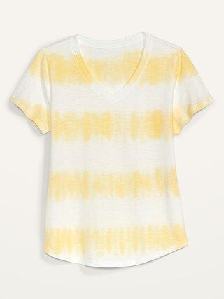 EveryWear Printed V-Neck Tee for Women | Old Navy (US)