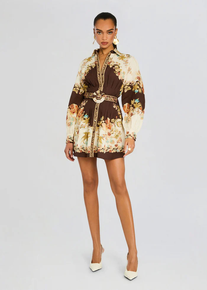 Rohi Short Dress w/ Belt | Retrofete