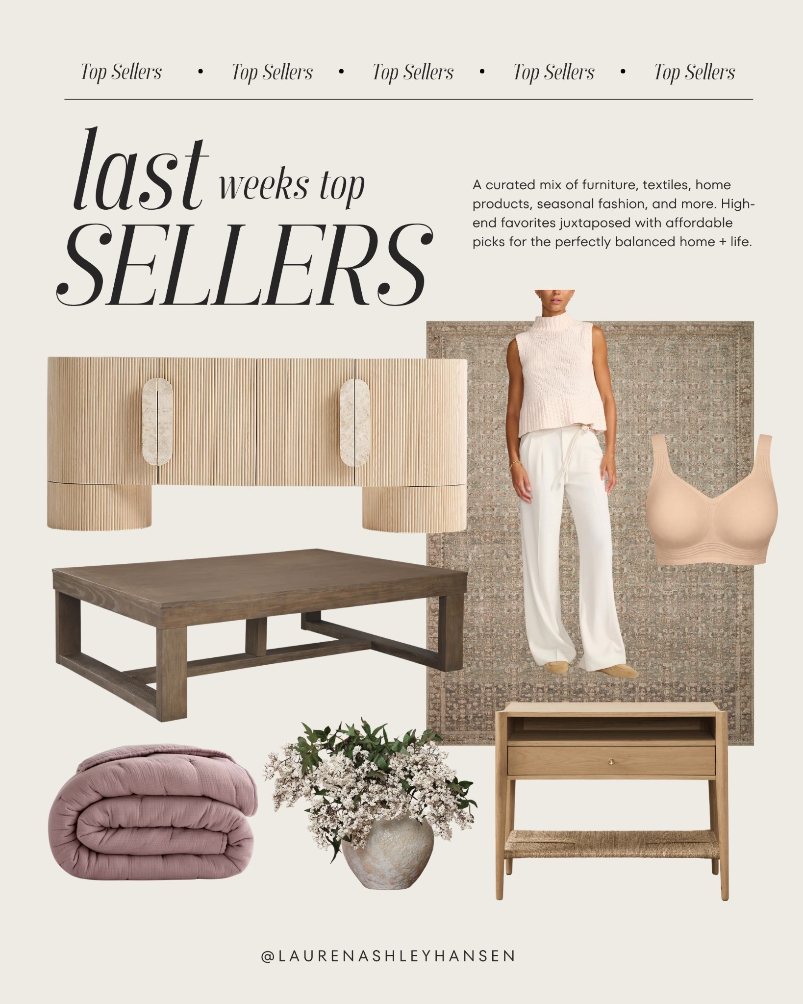 A curated mix of furniture, textiles, home products, seasonal fashion, and more. High-end favorites juxtaposed with affordable picks for the perfectly balanced home + life.

#LTKHome