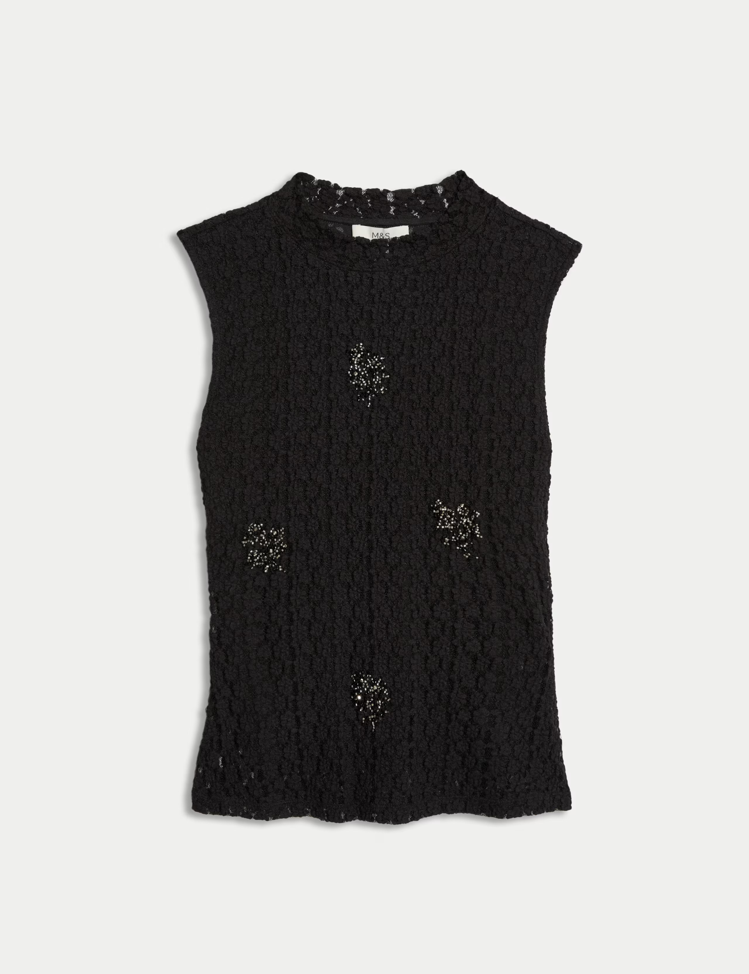 Jersey Lace Embellished Top | Marks & Spencer (UK)