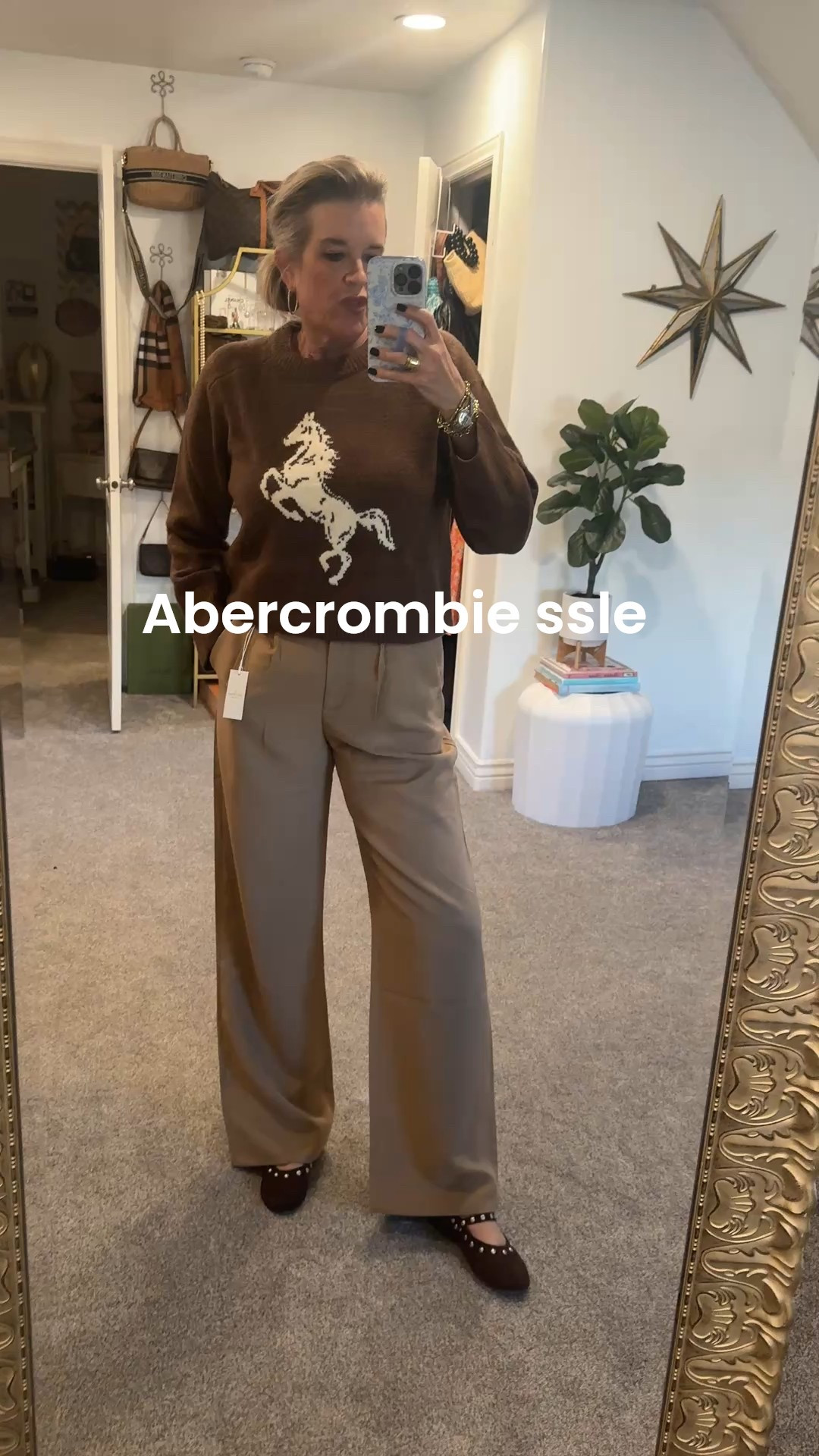 Abercrombie sale

In app sale ends tonight

Horse sweater tts in med

Trousers I sized up and got the tall 

Studd detail Mary Jane’s
Suede and I think I wish I sized up 

#LTKSaleAlert #LTKFallSale #LTKFindsUnder100
