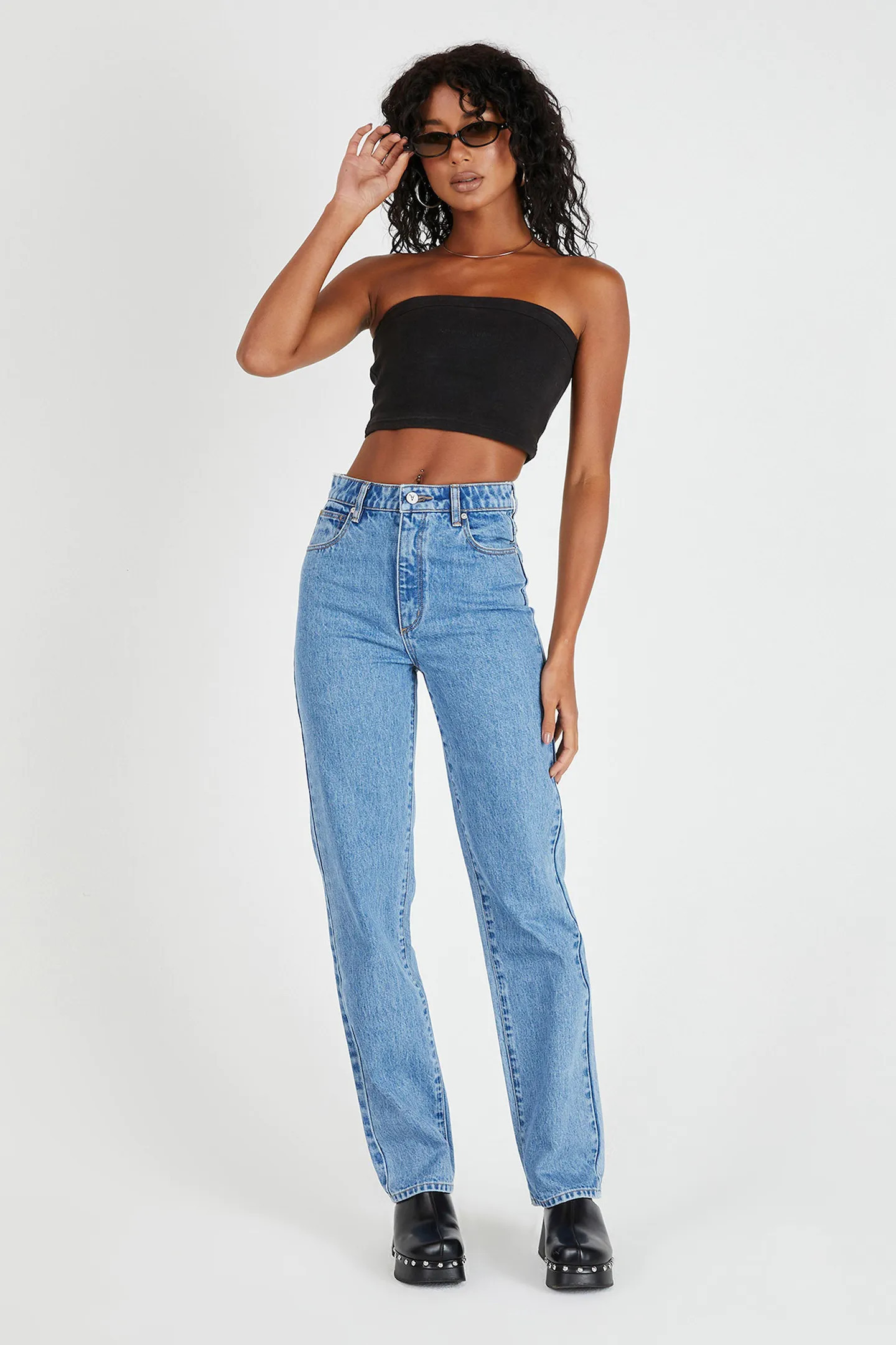 A 94 High Straight Georgia | Abrand Jeans US