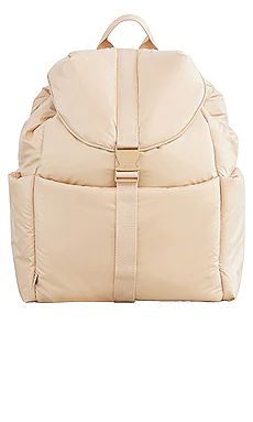 BEIS The Puffy Backpack in Beige from Revolve.com | Revolve Clothing (Global)