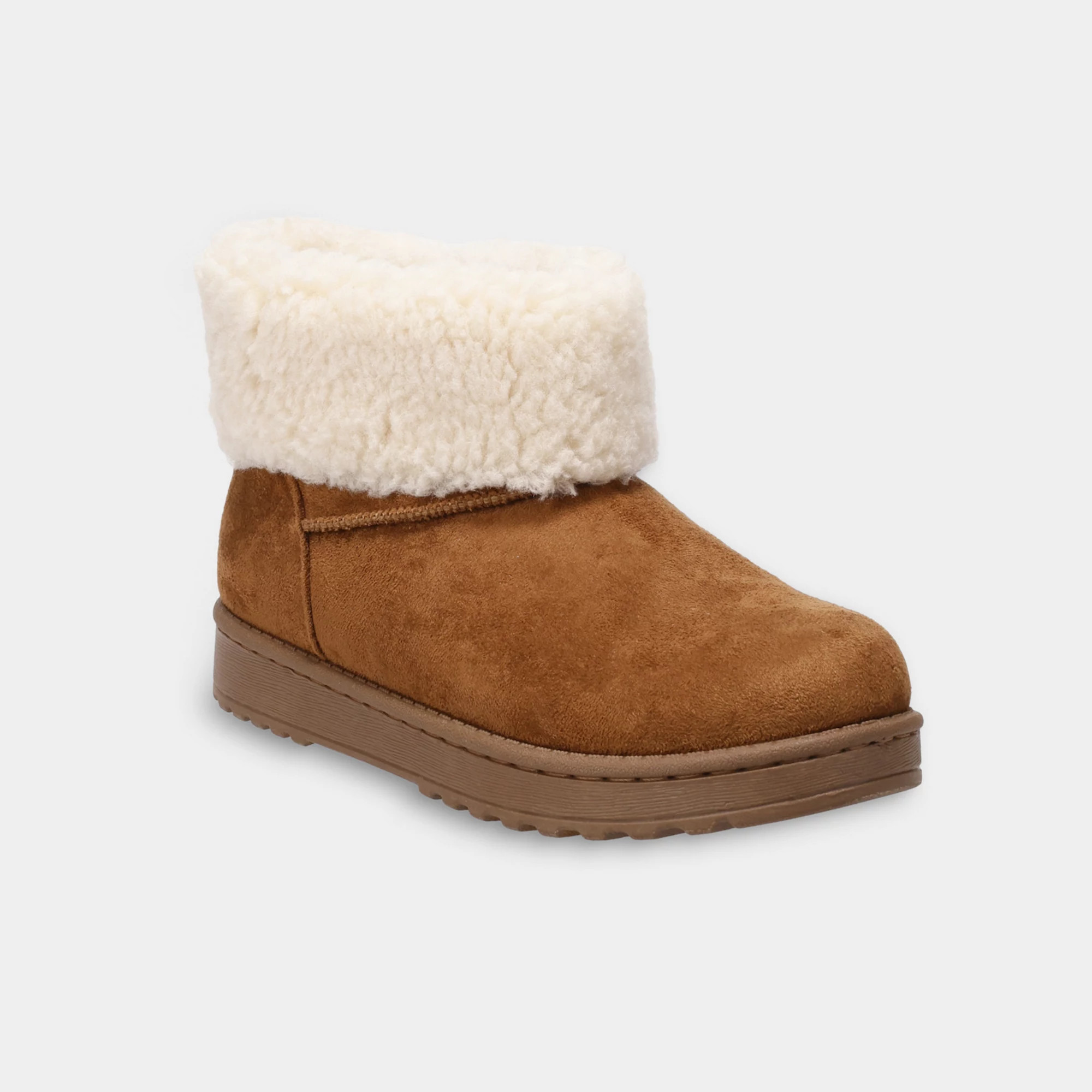 SO® Faux Fur Cuff Women's Ankle Boot | Kohl's